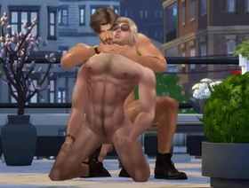 Hunky Sims 4 - Fuck and Furious (Sweaty Joyous Sex in Summer Heat) korean Joyous cum porn