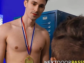 Kane Fox blowjobs and deep throats athletic Scott Finn before getting his hole banged and choked gay porn chinese onlyfans