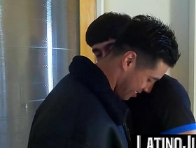 LatinoJuice.com - Francis & Gustavo - Latino stud Francis gets pill wet facial cum from Gustavo romantic hot gay porn