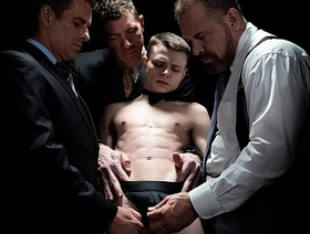 As A I Entered My Slave's Mouth, His Soft, Pouty Lips Wrapped Nigh My Shaft, Circle a Smooth Permission to enter of My Cock - Boyforpay hot muscular latino gay porn