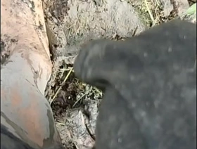 Matchless Male Wading Barefoot in Lakebed of Muck japan gay chub porn