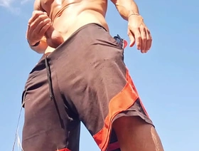 I'm so derisive I love touching my unearth nearly - risky jerking missing on the beach gay porn korean cute