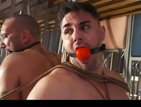 Peter and Victor bound and gagged together undefined PREVIEW chinese gay porn