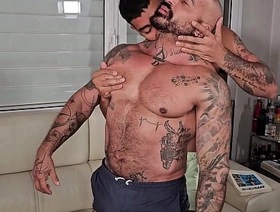 Tattooed, muscular and largely fucked hard pater myanmar gay porn movie