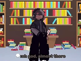 New oc masturbating in the library~ hot wild gay porn