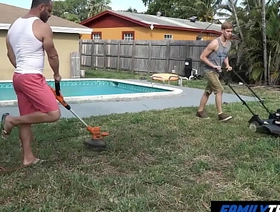 FamilyTwink - Step Daddy Needs Help in the Yard porn detached china