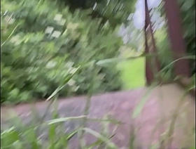 Teen baffle strips in the altogether with an increment of walks in fetch park nervously Voyeur indonesian gay sex porn