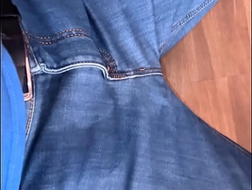 Peeing round my Jeans gay hot muscle porn