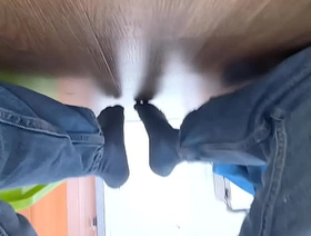 Peeing with my Jeans hot black twink gay porn