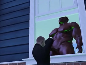 my neighbor's huge college football son let me suck his giant black dick thru bathroom window indonesian boy gay porn