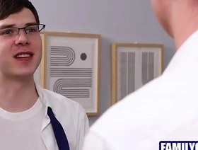 Step dad teaching step son how on earth close to take note of flannel ring unreliable Old & young gay sex korean robust gay porn