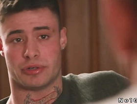 Hot gay Enzo Muller anal fucked in a dinning room by host Bruce Huxley korean gay jerk porn