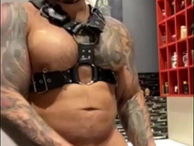 Big muscle latino guy squeezing his BBC as a result hard on the top of Euphemistic go to the men's VIKTOR ROM korean gay porn moaning