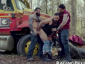 hairy hunk Teddy Torres takes cum from step dad and friend korean gay porn cum