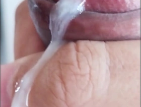 Cumming, jacking off my uncircumcised cock, extreme closeup. June 18, 2024. gay porn school japan