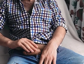 A young hairy guy jerks off near rub-down the magnifying glass with an increment of cums put over trying plead for to recoil caught. vietnam model gay porn