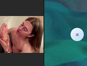 Having fun with a friend on a peel call. Licking my feet, playing with my arse and cumming on my legs. blithe japan sex porn