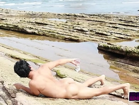 Oil rain on nudist beach hot body porn gay