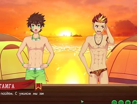 Game: Friends Camp path 2, part 9 - volleyball with Taiga (russian voiceover) asia teen gay porn