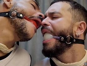 Gag Test Victor BH and Thiago BH pledged and gagged for the first time undefined PREVIEW hot mortality real ragtag gay porn