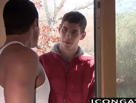 Sam Truitt and Nick Capra making out in bed and fucking hard hot joyful sauna porn