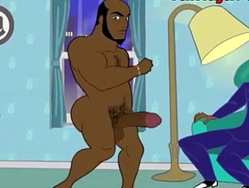 Negros na Festa Cartoon Gay com Dotados porn gay boy hot
