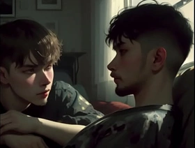 Curious Twinks jerk each other off with an increment of swallow (audio) gay porn thailand movie