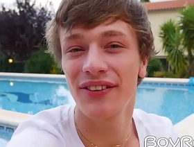 Pool day turns into twinks fucking doggy publish from behind gay porn singapore