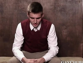 Committing sins in the confession room with hot clergyman japan wrestling gay porn