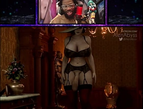 Obese Heart of hearts Daughter Dimitrescu Fucks Ada Wongs Tight Pussy And Floods Her With Cum gay japan porn school