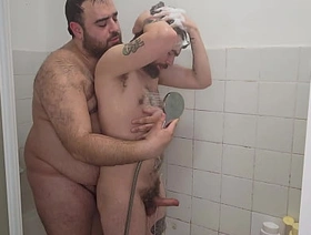 Shafting Bareback in the Shower (Teaser) gay wrestling hot porn