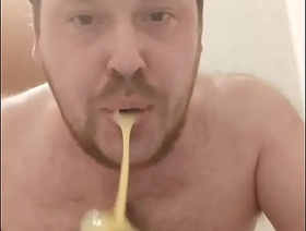 Gay fucks his throat approximately a huge dick, a mouthful be expeditious for cum, added to stretches his anal! korean massage porn gay