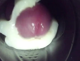 Inside of my Fleshlight with Creampie korean gay porn gangbang