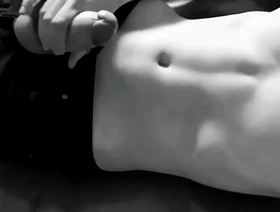 Skinny boy in jeans strokes his dick till he cums hot gay porn hd