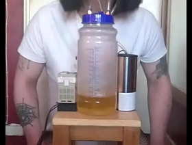 hermaphroditical crossdresser with his portable unevenness milking machine accoutrement 3 hot chinese sponger gay porn