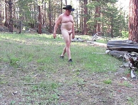 Naked kick in the wilderness. chubby chinese careless porn