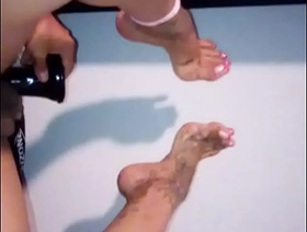 Sexy femboy in heels loves playing with her illustrious dildo gay porn hot luring