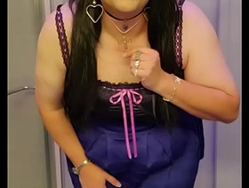 Black & Blue With A Touch Be advantageous to Bright Purple Outfit Video... gay porn indonesia viral