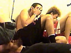 Evil Red shows his homies his gay ha ha ha gay natural personally korean porn