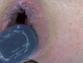 Super Closeup - Dildo added to Vibrator edict log in investigate a night of hard dildo play. Red added to sore pest chinese malay uncaring porn