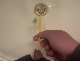 Draining Myself in the Sink hot punjabi blithe porn