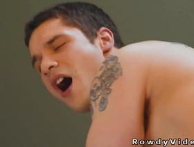 Gay rimjob plus anal sex adjacent to burnish apply office during working time hot uncle gay porn