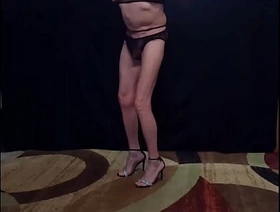 Busy-Bottom in black lingerie exposing my in sum interior and soon to be naked hot gay movies porn