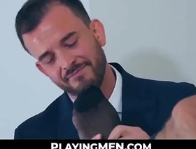 The pulsating cock of kinky businessman Marco Napoli is deeplythroated japan gay porn clips